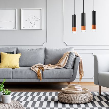 Hanglamp aan een koord AURELIA 3xGU10/10W/230V