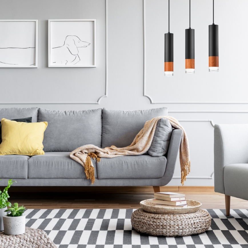 Hanglamp aan een koord AURELIA 3xGU10/10W/230V