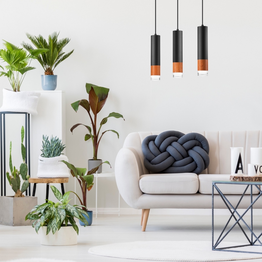 Hanglamp aan een koord AURELIA 3xGU10/10W/230V