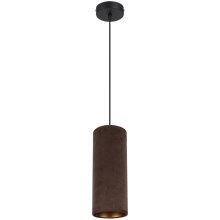Hanglamp aan een koord AVALO 1xE27/60W/230V bruin