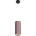 Hanglamp aan een koord AVALO 1xE27/60W/230V roze