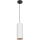 Hanglamp aan een koord AVALO 1xE27/60W/230V wit