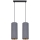 Hanglamp aan een koord AVALO 2xE27/60W/230V grijs