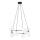 Hanglamp aan een koord AZURA 8xE14/10W/230V zwart/wit