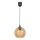 Hanglamp aan een koord BALL 1xE27/60W/230V diameter 20 cm beige