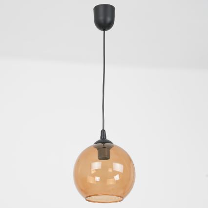 Hanglamp aan een koord BALL 1xE27/60W/230V diameter 20 cm beige