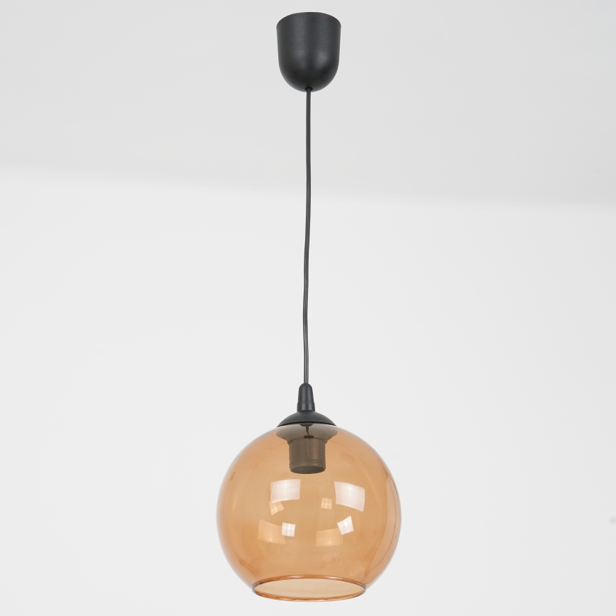 Hanglamp aan een koord BALL 1xE27/60W/230V diameter 20 cm beige