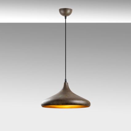 Hanglamp aan een koord BAREK 1xE27/40W/230V grijs