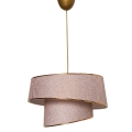 Hanglamp aan een koord BARETTE 1xE27/60W/230V roze