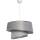Hanglamp aan een koord BARETTE 1xE27/60W/230V zilver/glanzend chroom