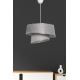 Hanglamp aan een koord BARETTE 1xE27/60W/230V zilver/glanzend chroom