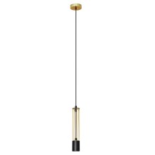 Hanglamp aan een koord BARS 1xGU10/20W/230V goud/zwart