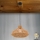 Hanglamp aan een koord BASKET 1xE27/40W/230V diameter 40 cm hennep