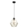 Hanglamp aan een koord BASKET 1xE27/60W/230V diameter 25 cm goud
