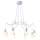Hanglamp aan een koord BASSO 8xE27/40W/230V wit