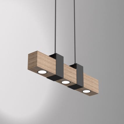 Hanglamp aan een koord BELEN 3xGU10/8W/230V