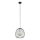 Hanglamp aan een koord BELL 1xG9/12W/230V diameter 24 cm zwart/goud