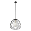 Hanglamp aan een koord BELL 1xG9/12W/230V diameter 33 cm zwart/goud