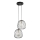 Hanglamp aan een koord BELL 2xG9/12W/230V zwart/goud