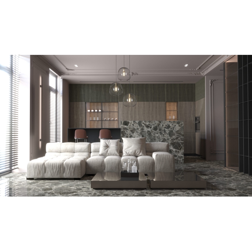 Hanglamp aan een koord BELL 3xG9/12W/230V zwart/goud