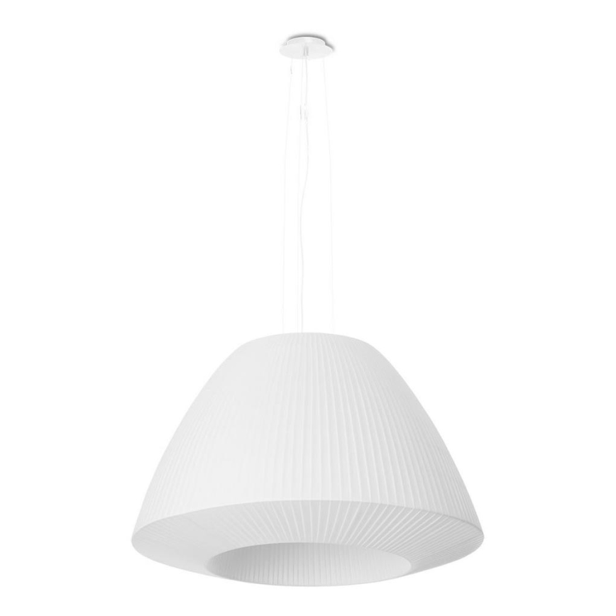 Hanglamp aan een koord BELLA 3x E27 / 60W / 230V d. 60 cm wit