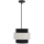 Hanglamp aan een koord BENTA 1xE27/40W/230V zwart/crème
