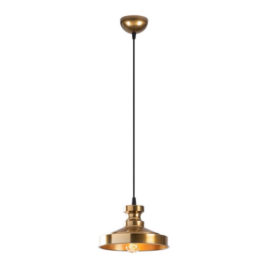 Hanglamp aan een koord BERCESTE 1xE27/40W/230V goud