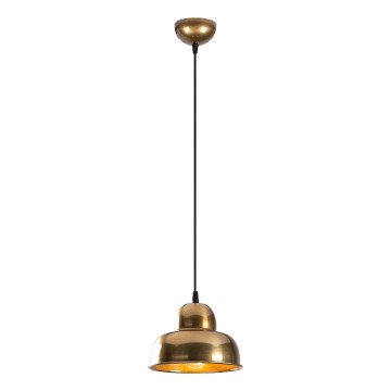 Hanglamp aan een koord BERCESTE 1xE27/40W/230V goud