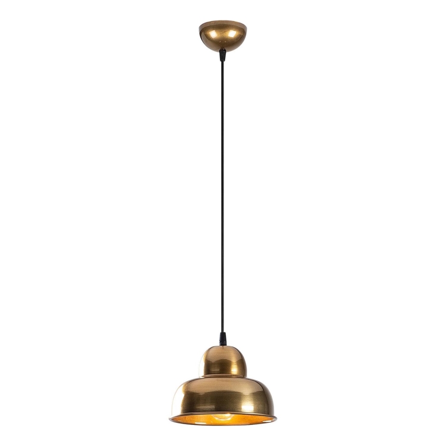 Hanglamp aan een koord BERCESTE 1xE27/40W/230V goud