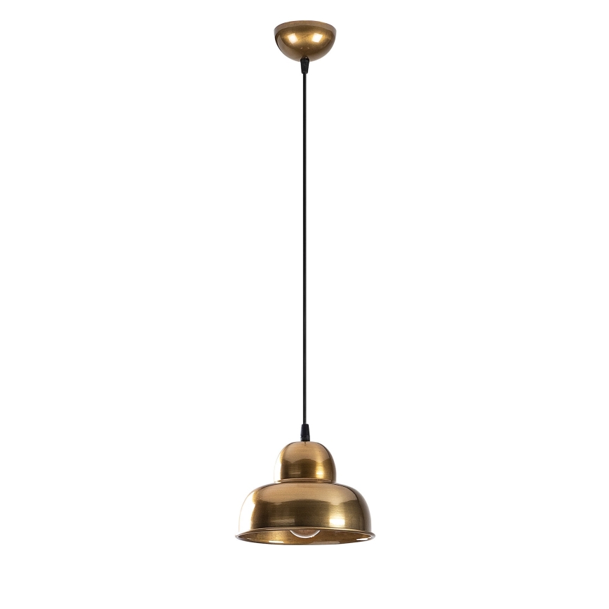 Hanglamp aan een koord BERCESTE 1xE27/40W/230V goud