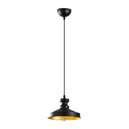 Hanglamp aan een koord BERCESTE 1xE27/40W/230V zwart