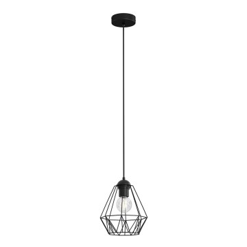 Hanglamp aan een koord BERGEN 1xE27/60W/230V zwart