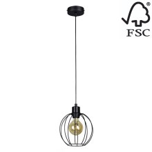 Hanglamp aan een koord BERIS 1xE27/60W/230V - FSC-gecertificeerd
