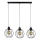 Hanglamp aan een koord BERIS 3xE27/60W/230V eiken