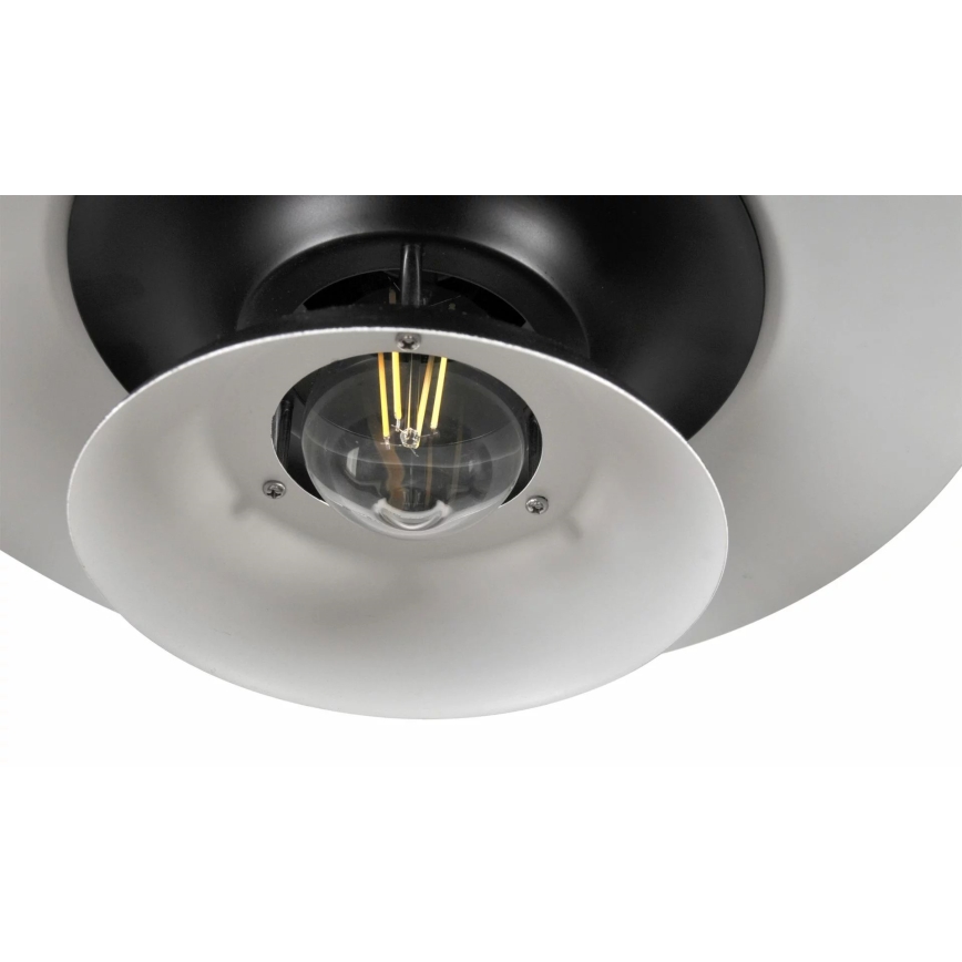 Hanglamp aan een koord BERIT 1xE27/20W/230V zwart