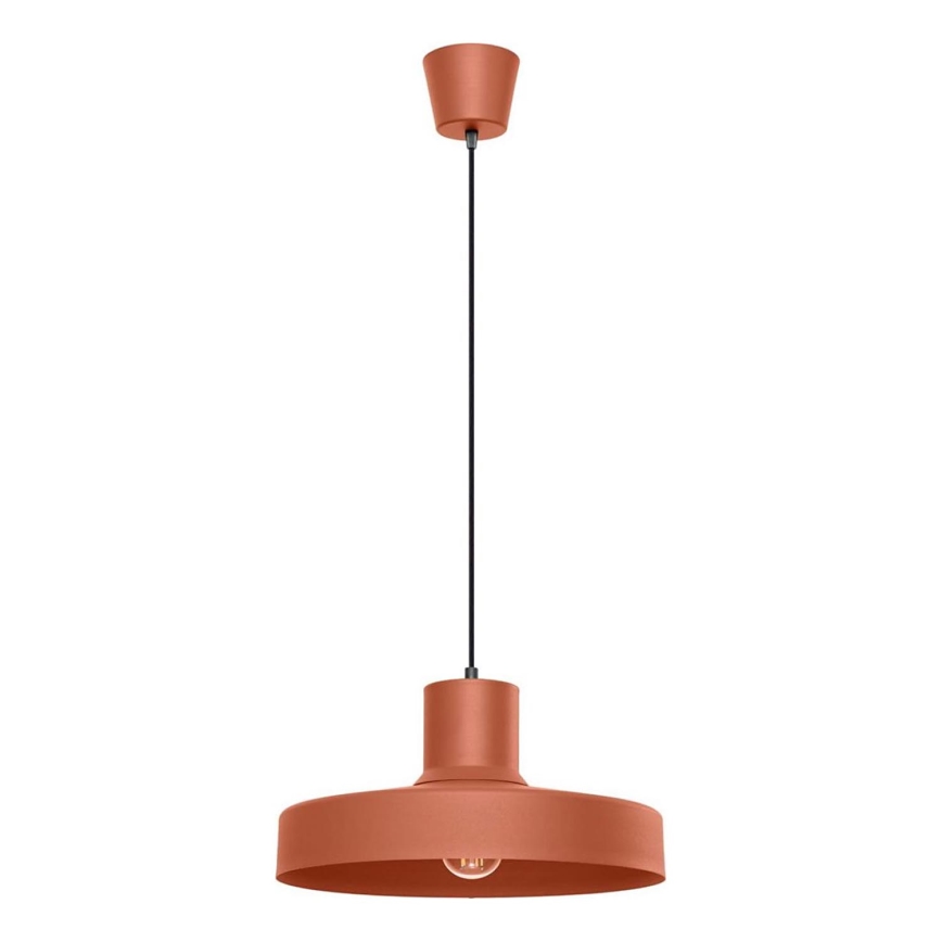 Hanglamp aan een koord BILO 1xE27/15W/230V diameter 35 cm oranje