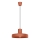 Hanglamp aan een koord BILO 1xE27/15W/230V diameter 35 cm oranje