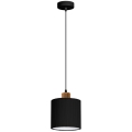Hanglamp aan een koord BIZO 1xE27/60W/230V zwart/koper