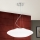 Hanglamp aan een koord BLANC 2xE27/60W/230V diameter 49 cm mat chroom