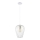 Hanglamp aan een koord BLANCHE 1xE27/11W/230V wit