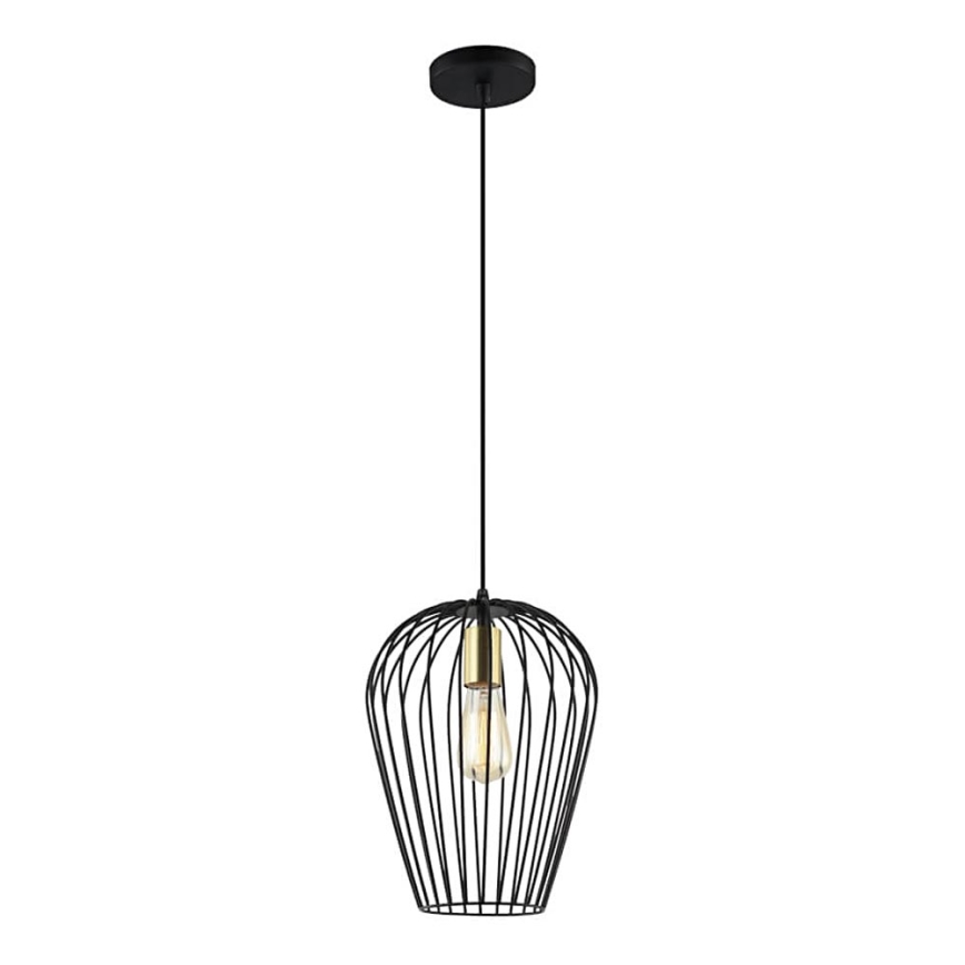 Hanglamp aan een koord BLANCHE 1xE27/11W/230V zwart