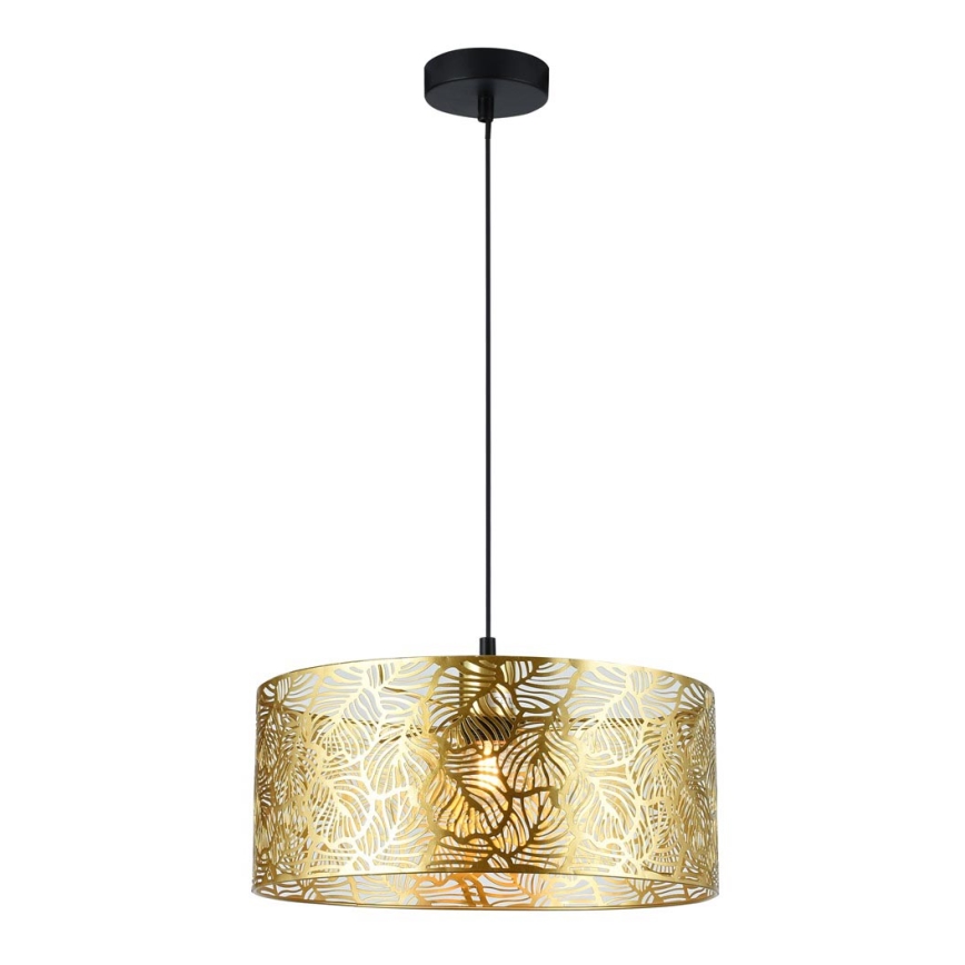 Hanglamp aan een koord BLOESEM 1xE27/15W/230V goud