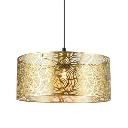 Hanglamp aan een koord BLOESEM 1xE27/15W/230V goud