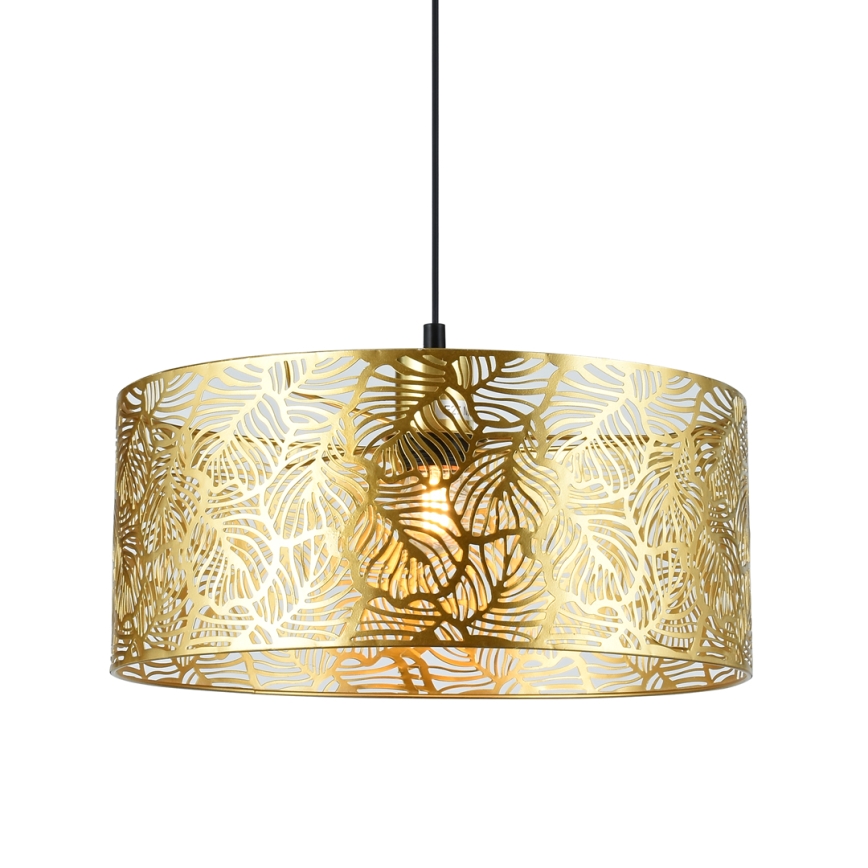 Hanglamp aan een koord BLOESEM 1xE27/15W/230V goud