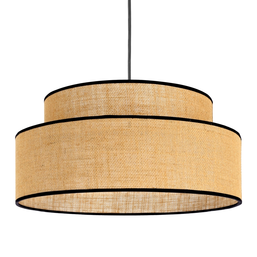 Hanglamp aan een koord BOHO 1xE27/60W/230V beige