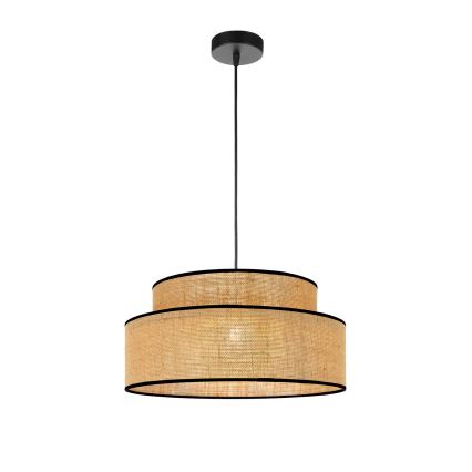 Hanglamp aan een koord BOHO 1xE27/60W/230V beige