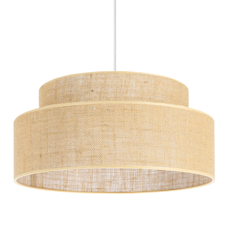 Hanglamp aan een koord BOHO 1xE27/60W/230V beige