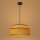 Hanglamp aan een koord BOHO 1xE27/60W/230V diameter 40 cm beige