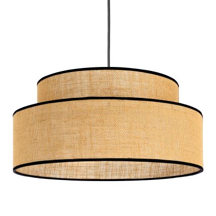 Hanglamp aan een koord BOHO 1xE27/60W/230V diameter 40 cm beige