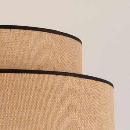 Hanglamp aan een koord BOHO 1xE27/60W/230V diameter 40 cm beige